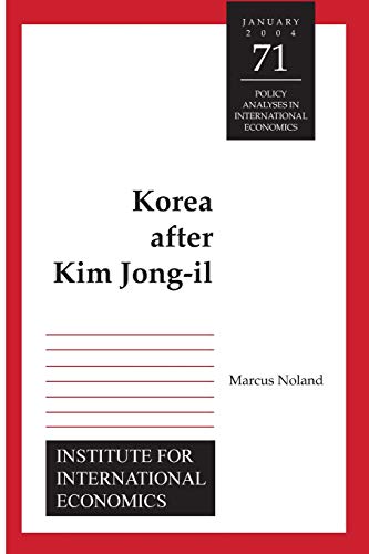 Korea after Kim Jong-Il (Policy Analyses in International Economics) Cover
