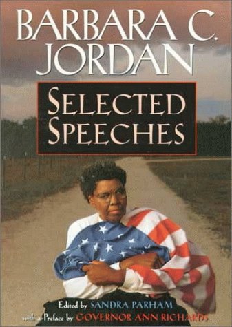 Barbara C. Jordan--selected speeches Cover
