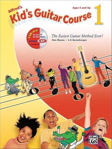 Kid's Guitar Course, Book 1 (Book and Enhanced CD) (Kid's Courses!) Cover