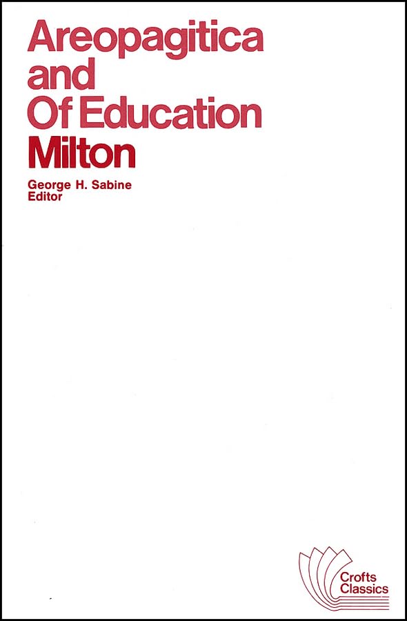 Areopagitica ; and, Of education Cover