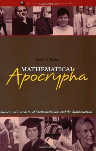 Mathematical Apocrypha Cover