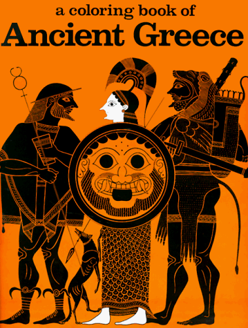 A Coloring Book of Ancient Greece Cover
