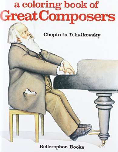 Coloring Book of Great Composers Cover