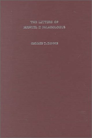 The letters of Manuel II Palaeologus Cover