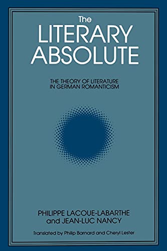 The literary absolute Cover