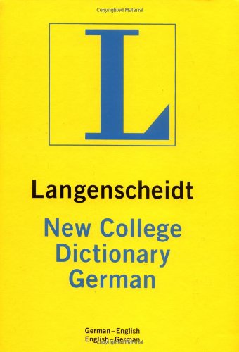 Langenscheidt's new college German dictionary Cover