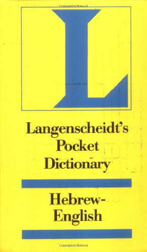 Langenscheidt's Pocket Hebrew Dictionary (To the Old Testament) Cover