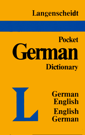 Langenscheidt's pocket German dictionary. Cover