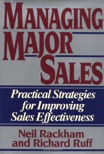 Managing major sales Cover