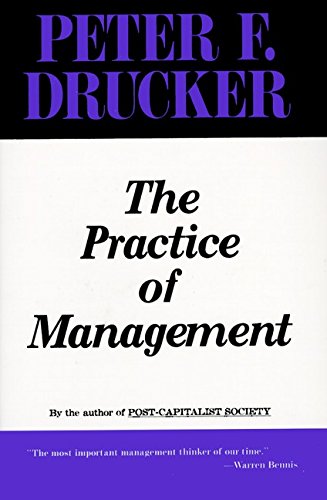 The practice of management Cover