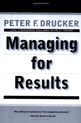 Managing for results Cover