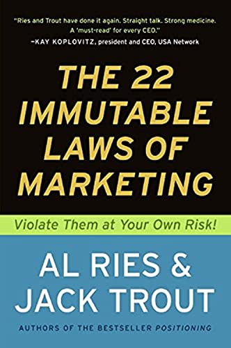 The 22 Immutable Laws of Marketing Cover