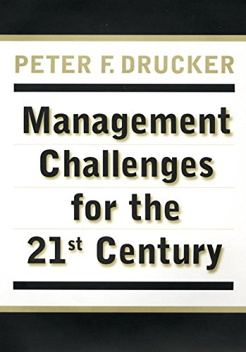 Management challenges for the 21st century Cover