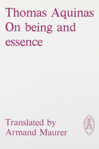 On being and essence Cover