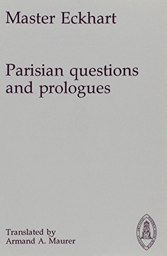 Parisian questions and prologues Cover