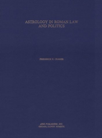 Astrology in Roman law and politics Cover