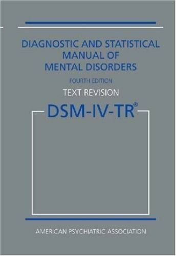 Diagnostic and statistical manual of mental disorders Cover
