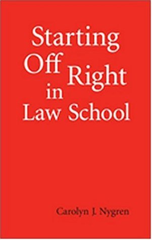 Starting off right in law school Cover