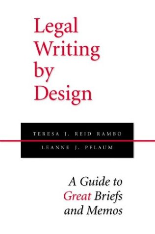Legal writing by design Cover