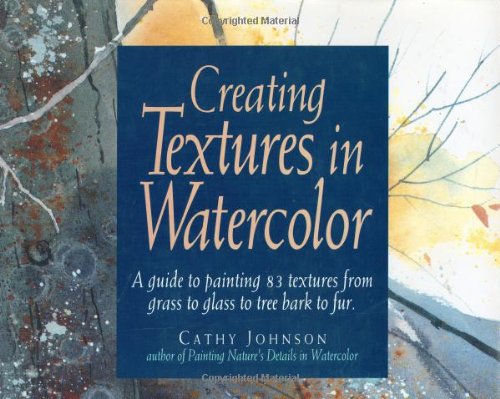 Creating textures in watercolor Cover