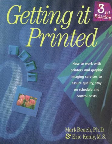 Getting it printed Cover