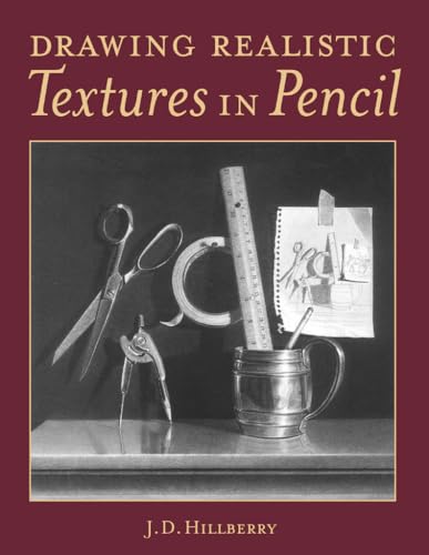 Drawing realistic textures in pencil Cover