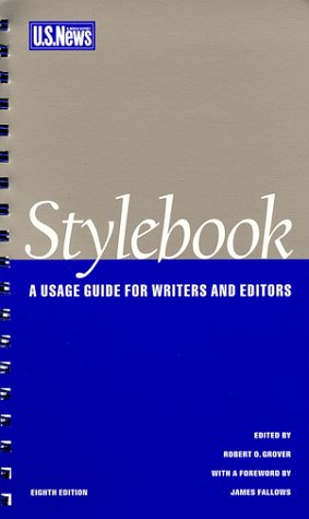 U.S. news & world report stylebook for writers and editors Cover