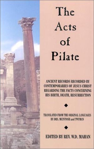 The acts of Pilate Cover