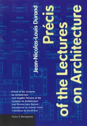 Précis of the lectures on architecture Cover