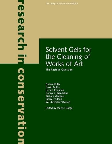 Solvent gels for the cleaning of works of art Cover