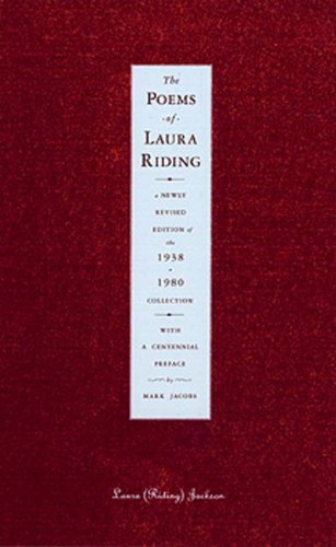 The poems of Laura Riding Cover