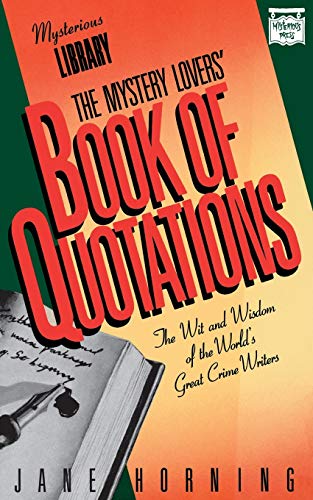The mystery lovers' book of quotations Cover
