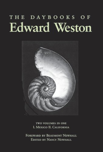 The daybooks of Edward Weston Cover