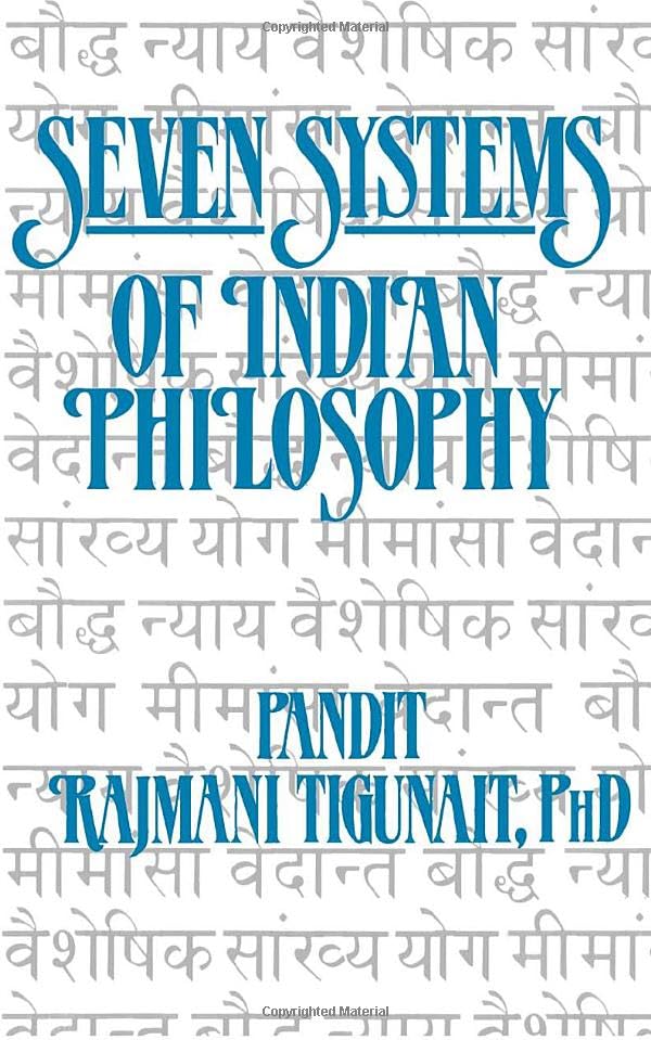 Seven systems of Indian philosophy Cover