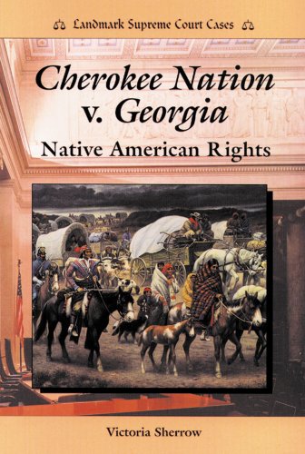 Cherokee nation v. Georgia Cover