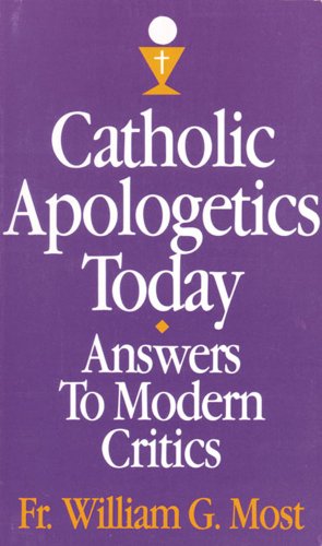 Catholic apologetics today Cover