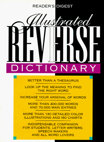 Illustrated reverse dictionary Cover