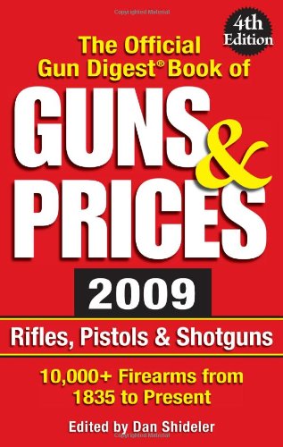 The Official Gun Digest Book of Guns & Prices 2009 Cover