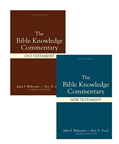 Bible Knowledge Commentary Old Testament and New Testament Cover