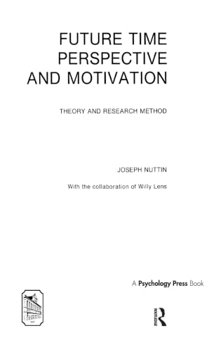 Future time perspective and motivation Cover