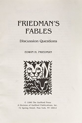 Friedman's Fables Cover