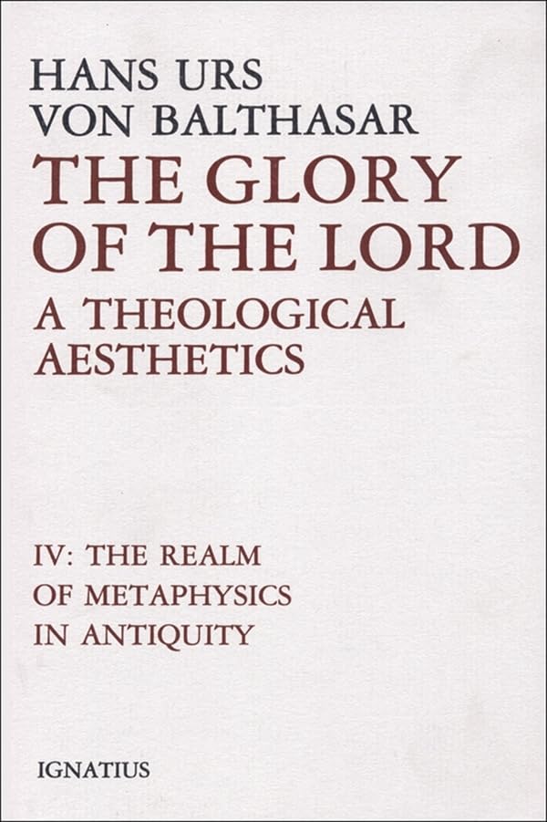 Glory of the Lord: A Theological Aesthetics  Cover