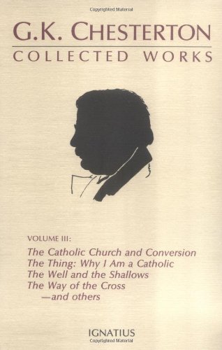 The Collected Works of G.K. Chesterton, Volume 3  Cover