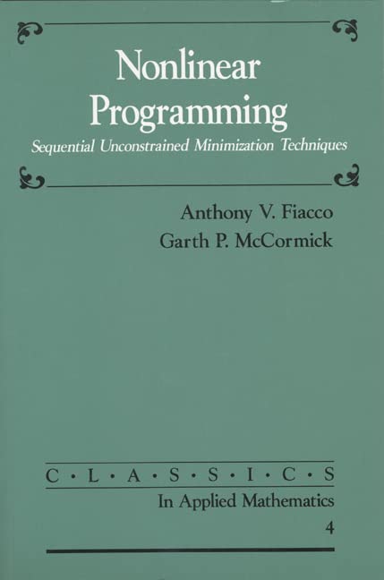 Nonlinear programming Cover