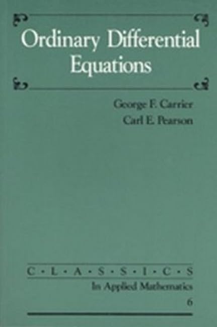 Ordinary differential equations Cover