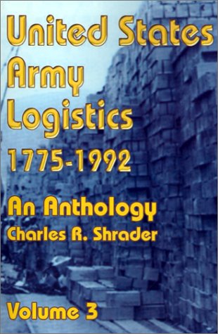 United States Army Logistics, 1775-1992 Cover