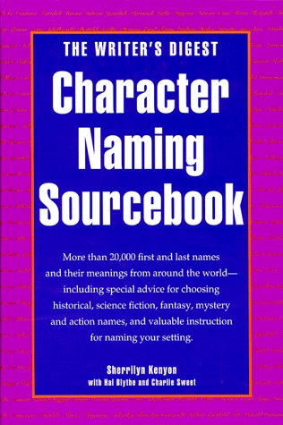 The Writer's Digest character naming sourcebook Cover