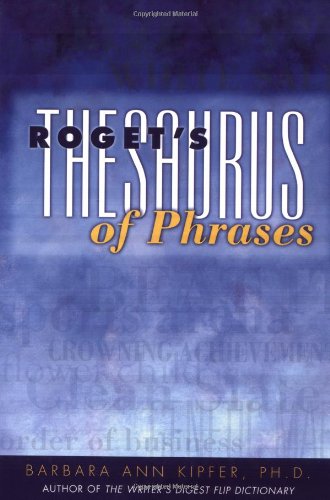 Roget's thesaurus of phrases Cover