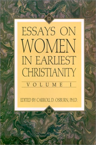 Essays on women in earliest Christianity Cover