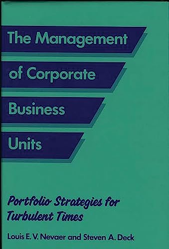 The management of corporate business units Cover